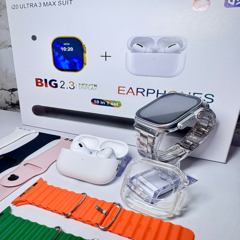 Reloj Smartwatch I20 Ultra Max 10 en 1