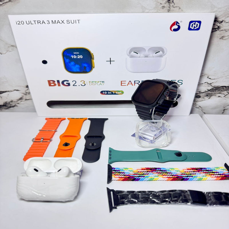 Reloj Smartwatch I20 Ultra Max 10 en 1