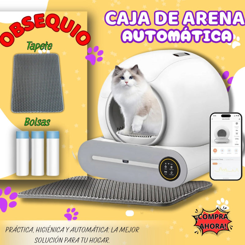 ARENERO FUTURISTA PARA GATOS MODELO 2026